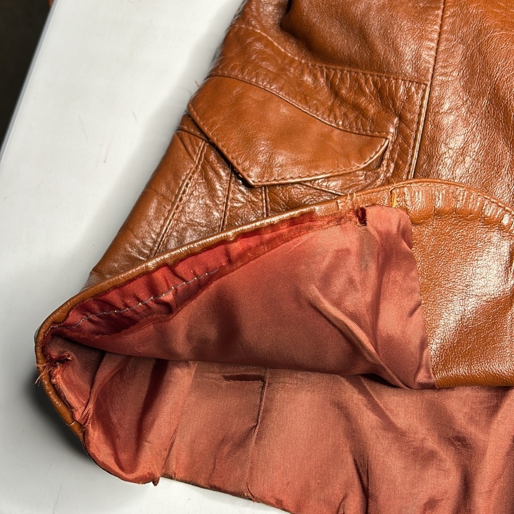 Vintage Genuine Leather Hecho En Mexico Jacket - Picture 6 of 12